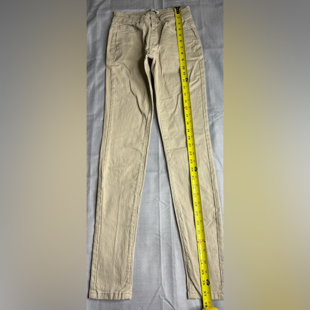 Fashion Nova Light Beige Slim Pants